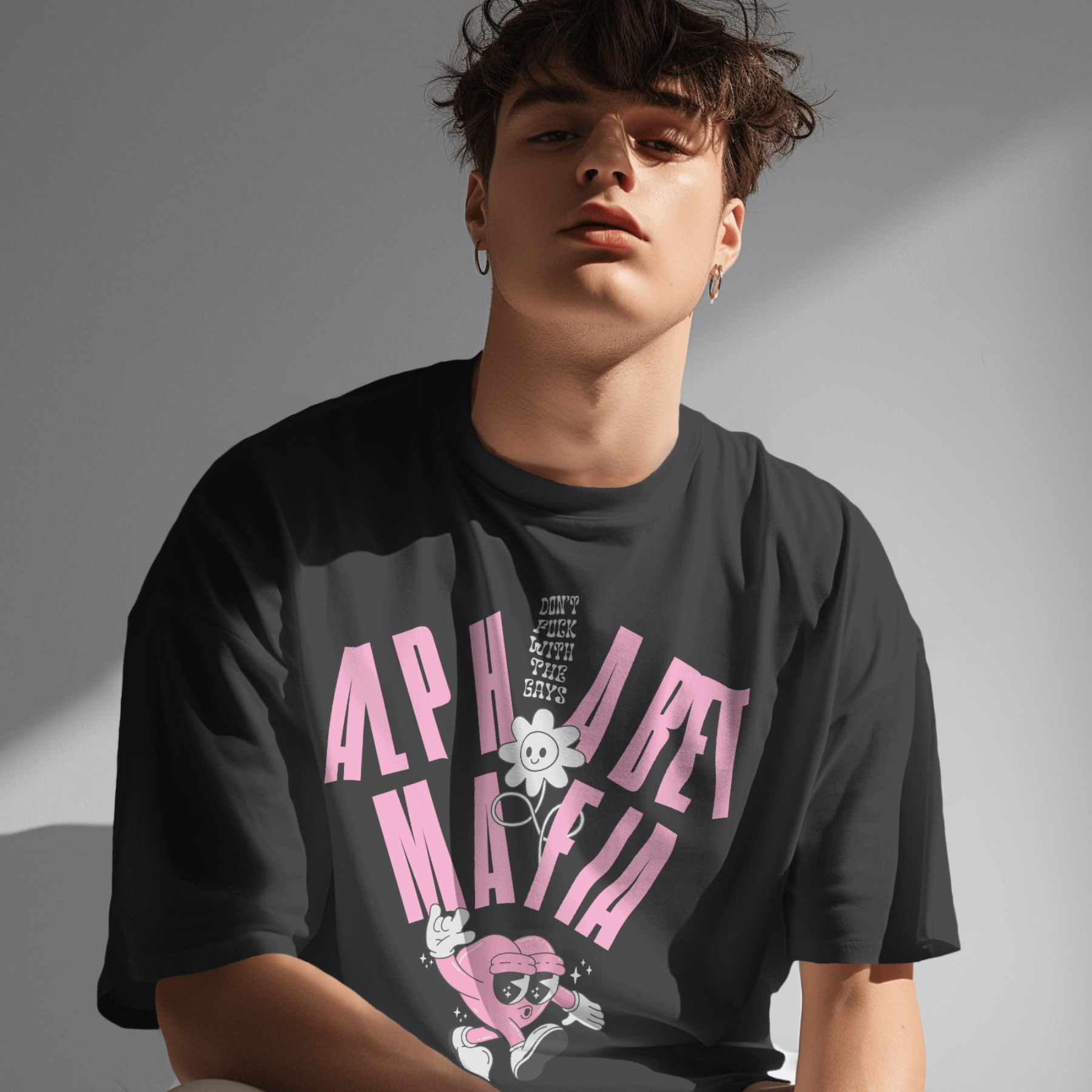 'ALPHABET MAFIA' CROPPED TEE BY FRUITLOOTS