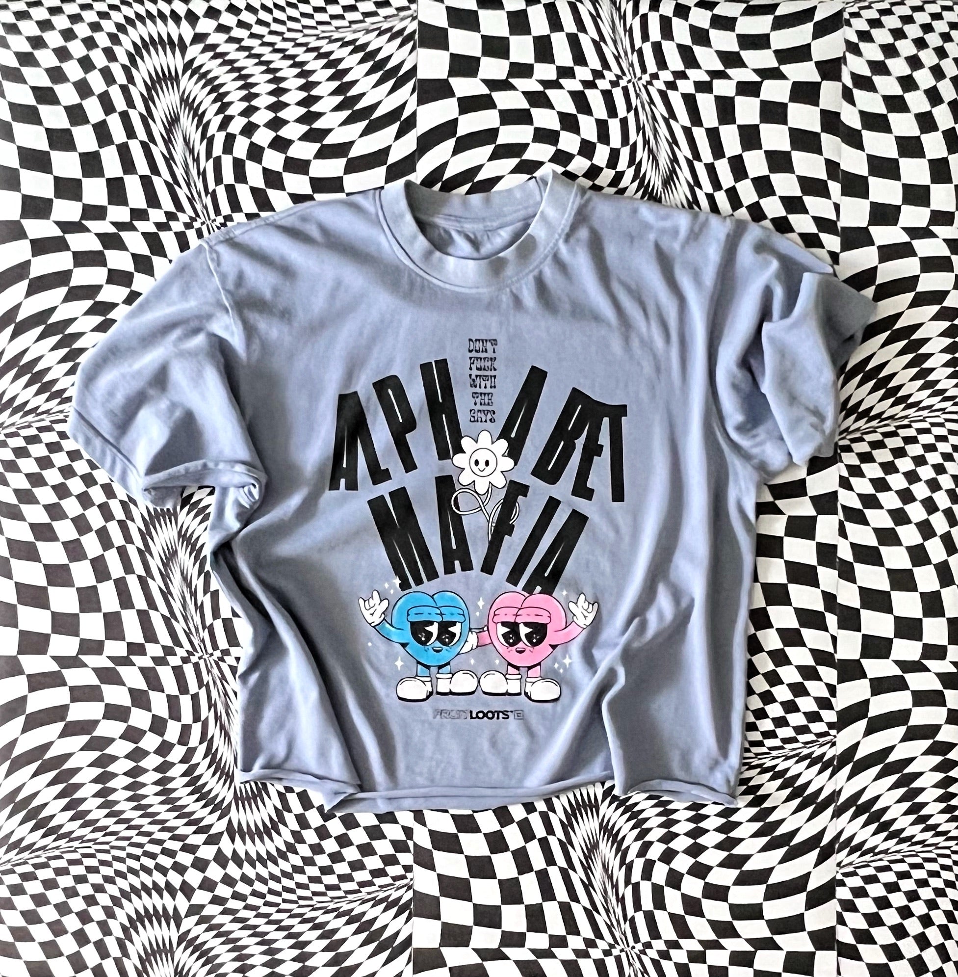 'ALPHABET MAFIA' CROPPED TEE BY FRUITLOOTS