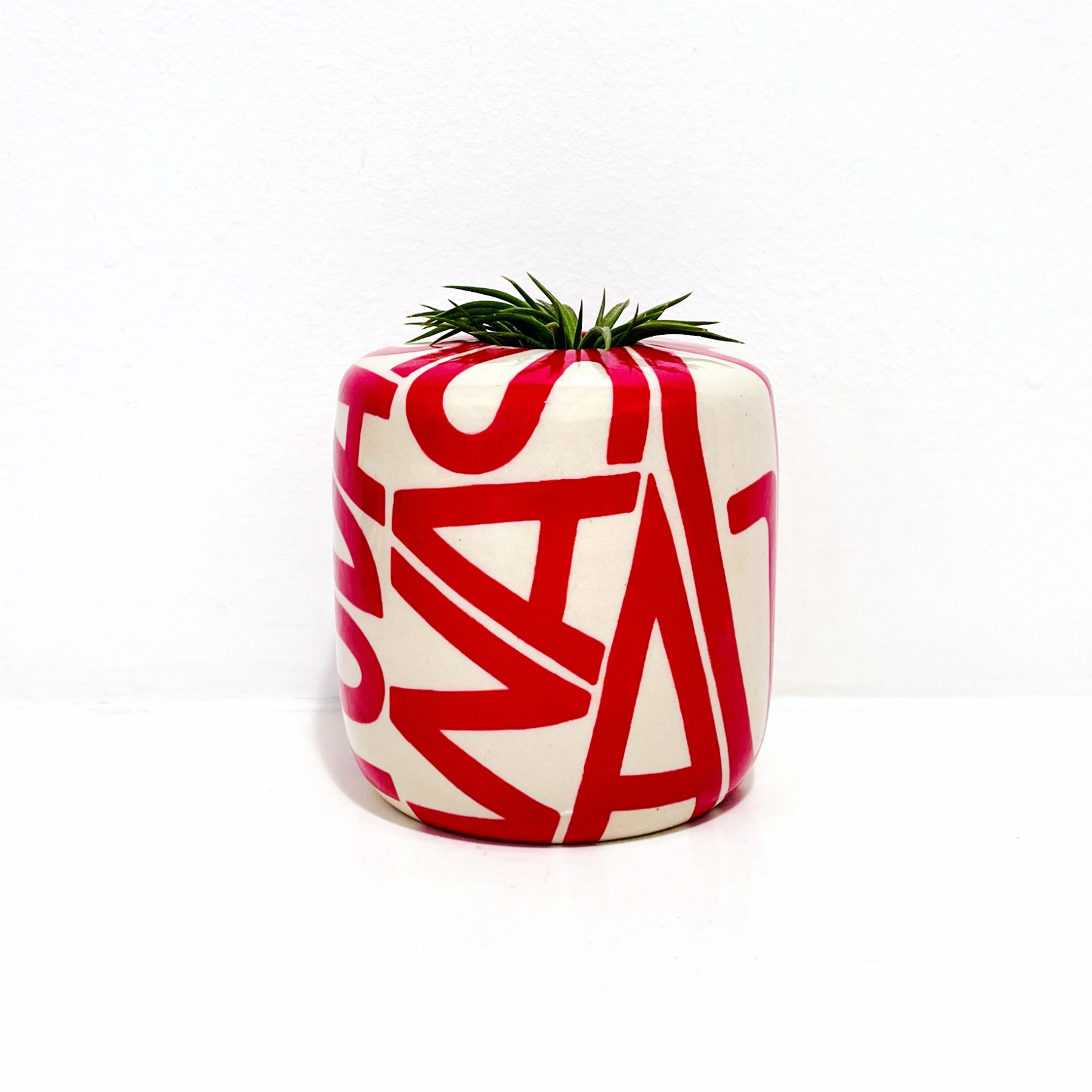 "TODAY WAS A GOOD DAY" CERAMIC PLANTER