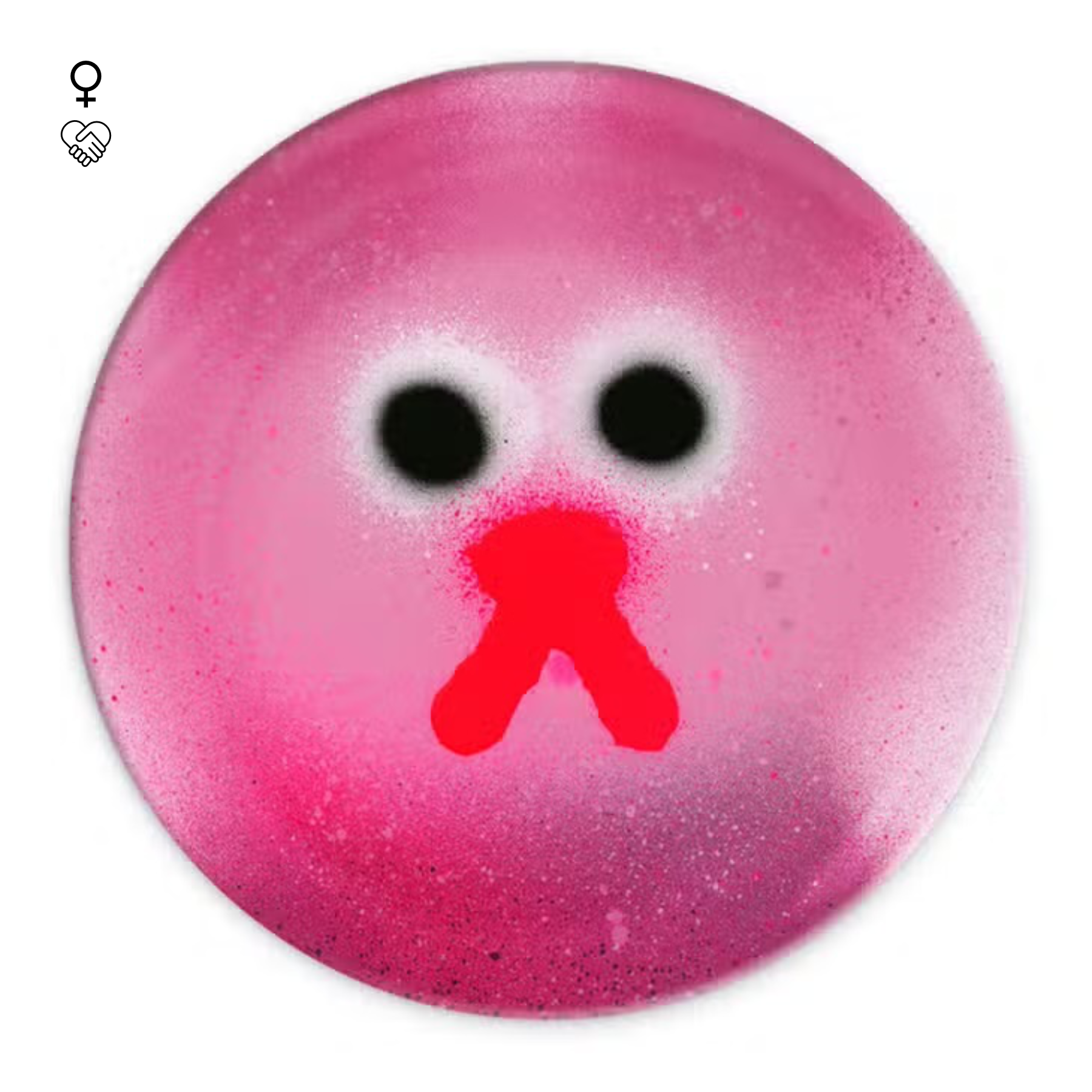 MILKSHAKE MELAMINE PLATE X JON BURGERMAN