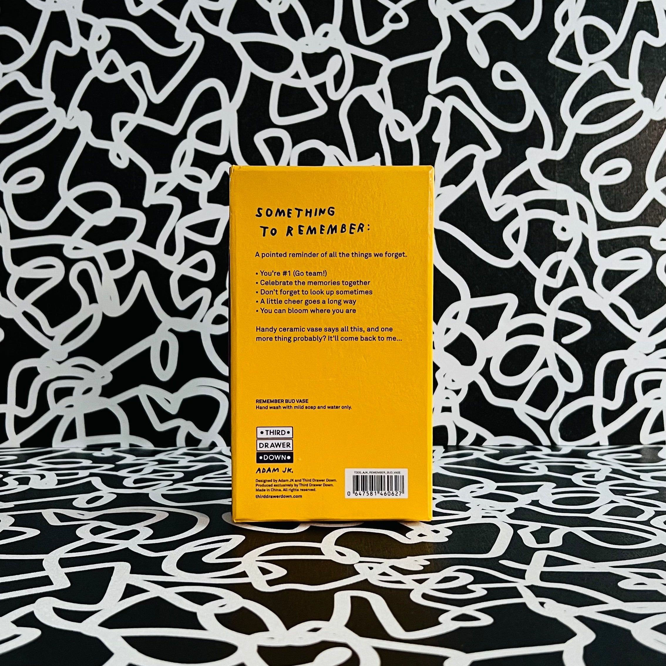 REMEMBER CERMANIC BUD VASE x ADAM JK