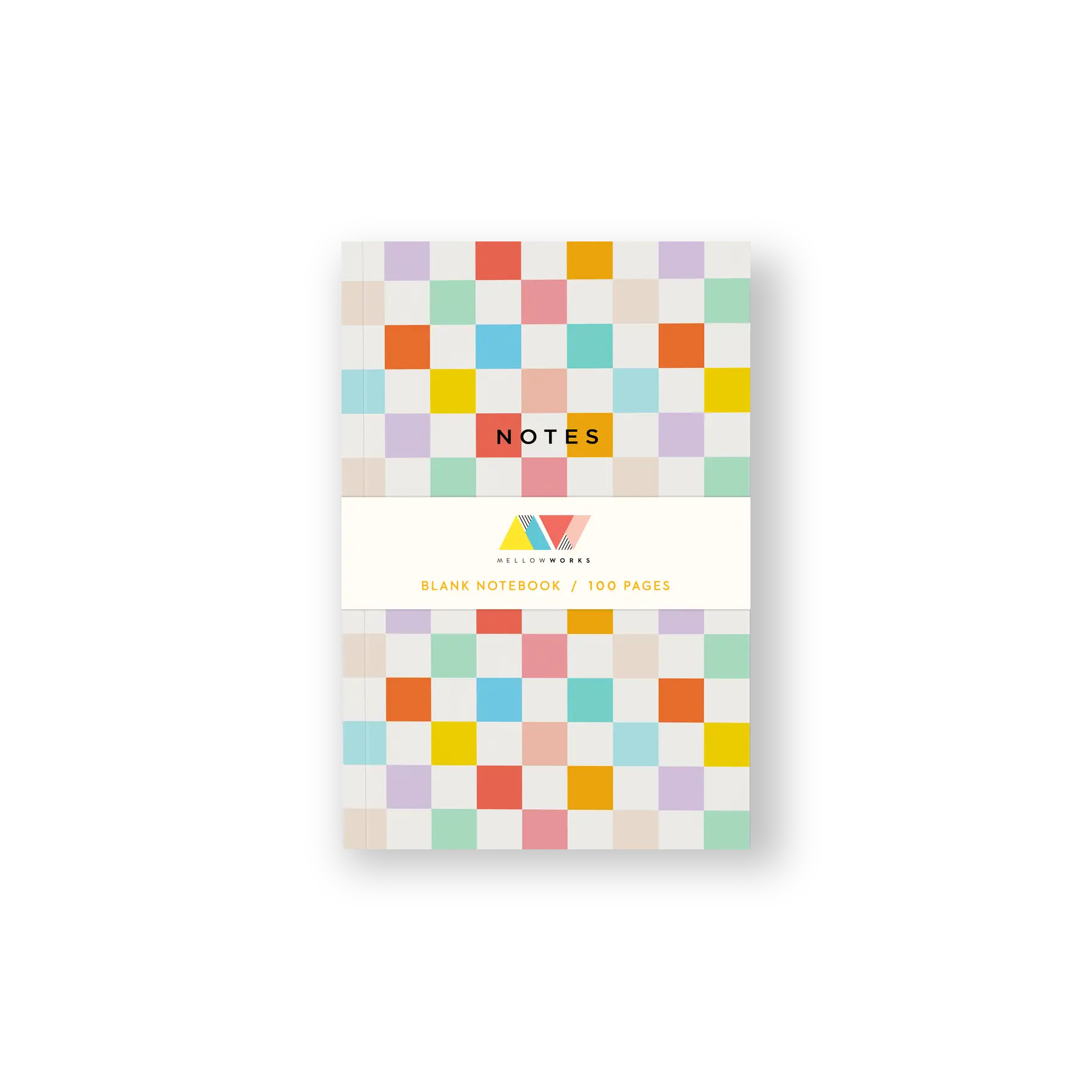 RAINBOW CHECKERBOARD NOTEBOOK
