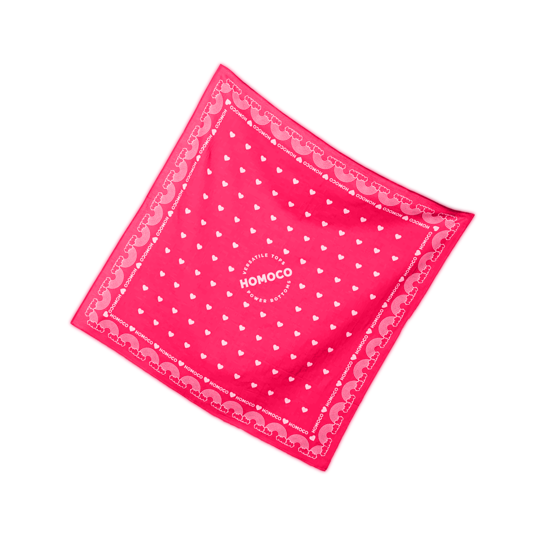 DIVA PINK RAINBOW BANDANA