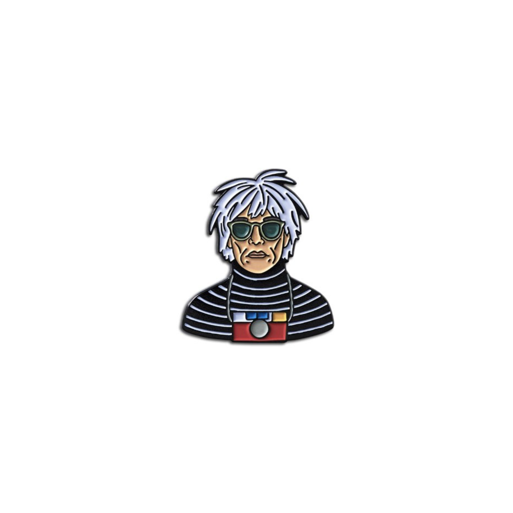 ANDY WARHOL ENAMEL PIN