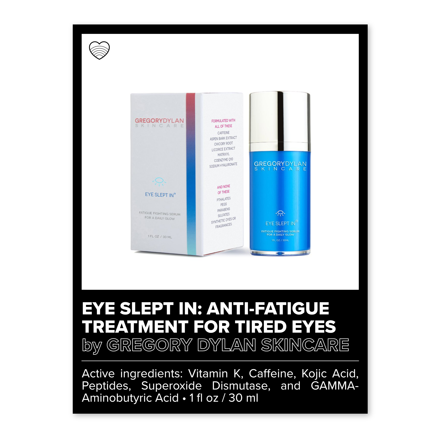 EYE SLEPT IN: ANTI-FATIGUE TREATMENT FOR TIRED EYES