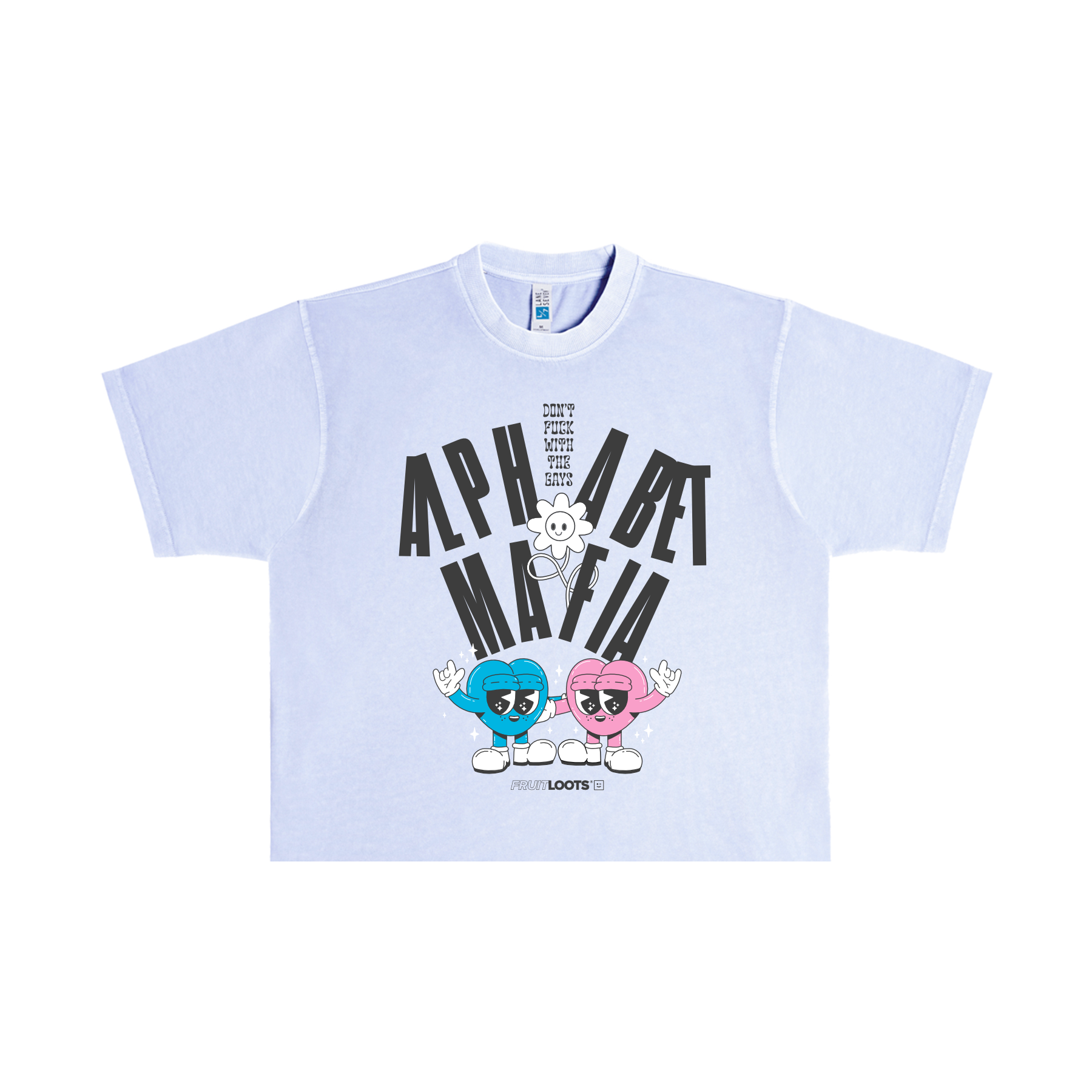 'ALPHABET MAFIA' CROPPED TEE BY FRUITLOOTS