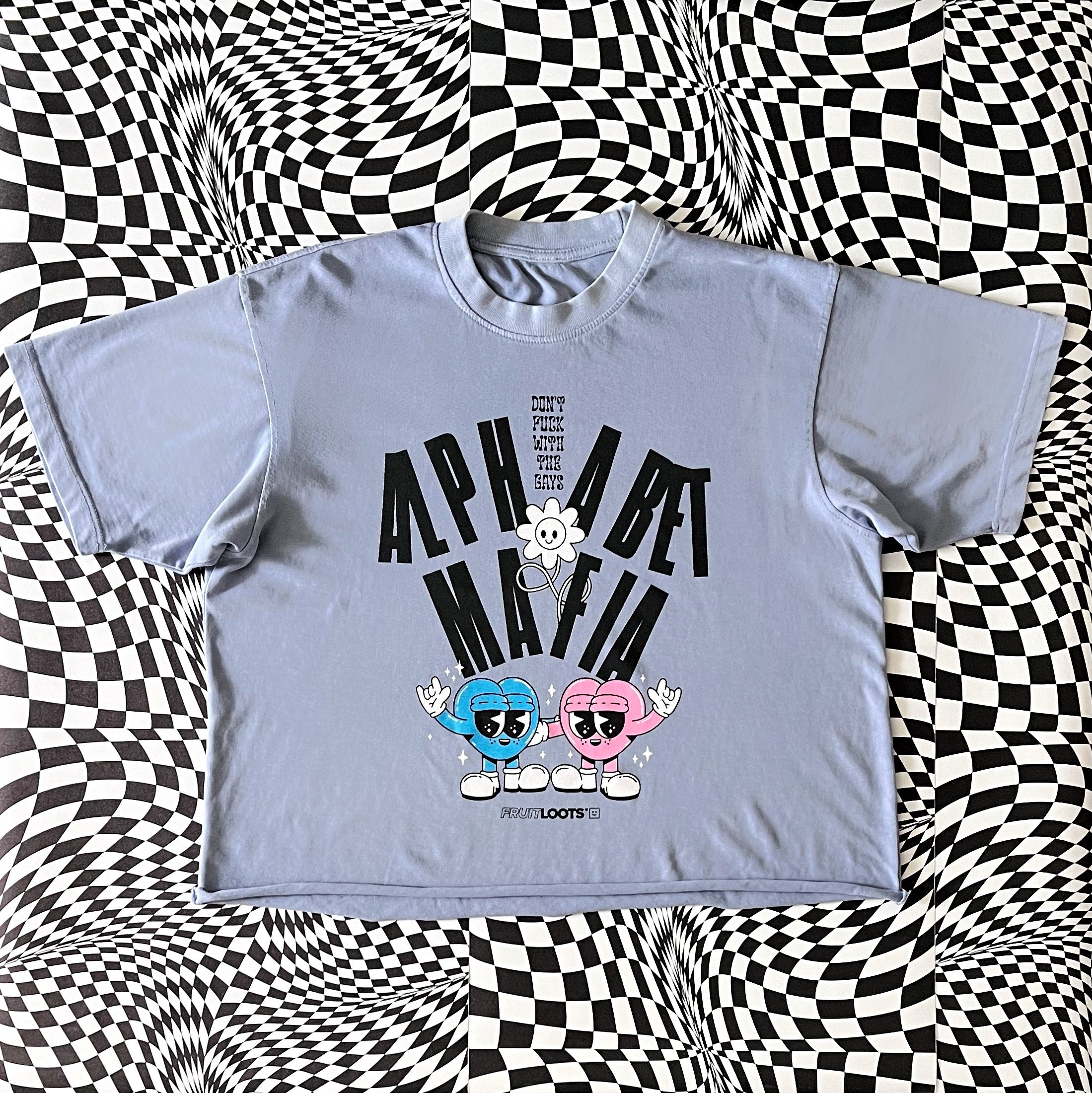 'ALPHABET MAFIA' CROPPED TEE BY FRUITLOOTS