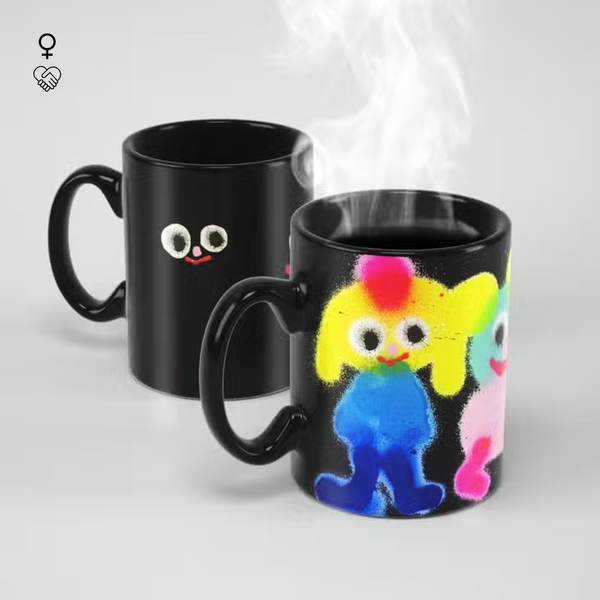 FUZZY FRIEND MUG X JON BURGERMAN