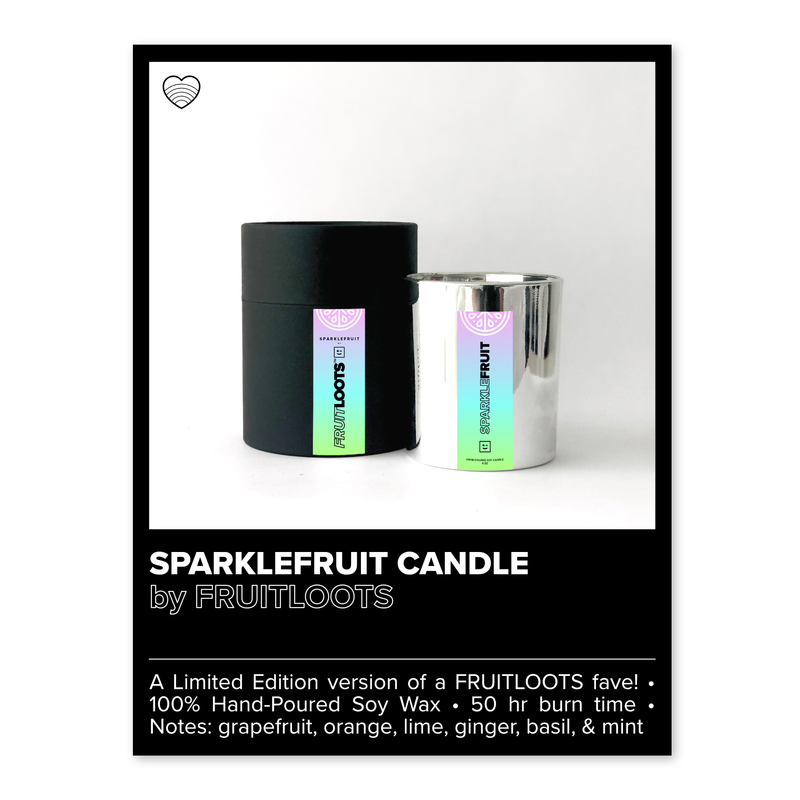 SPARKLEFRUIT CANDLE BY FRUITLOOTS